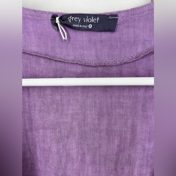Grey Violet made in Italy Linen women’s cardigan top - Picture 7 of 13